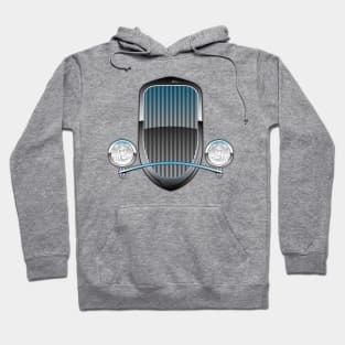 1930s Style Hot Rod Car Grill Hoodie